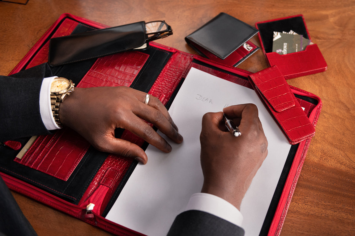 Luxury Leather Business Accessories Blog SageBrown