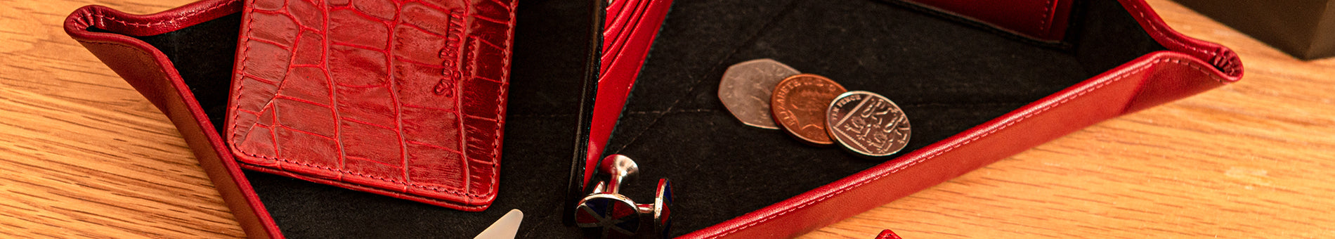 Leather Valet Trays