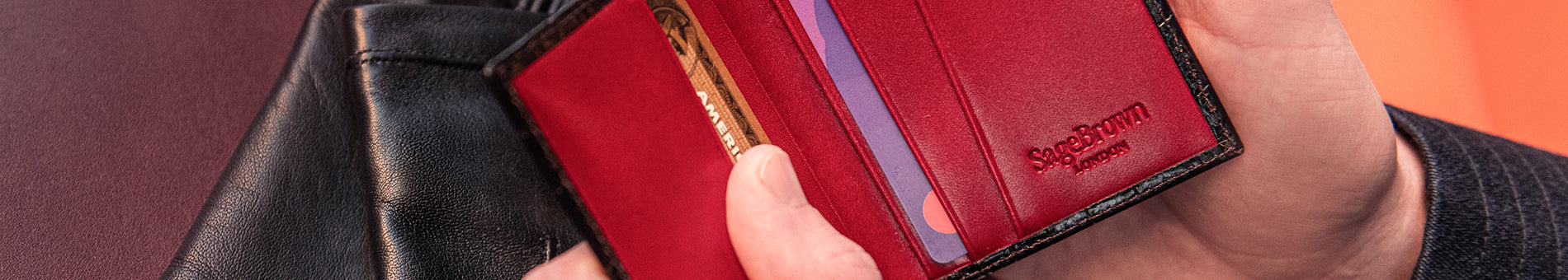 Luxury Leather Bi Fold Card Holders