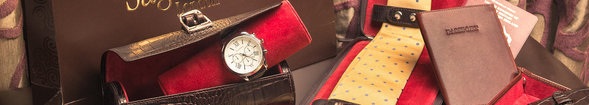 ▷ BEST Luxury Leather Watch Rolls & Travel Cases