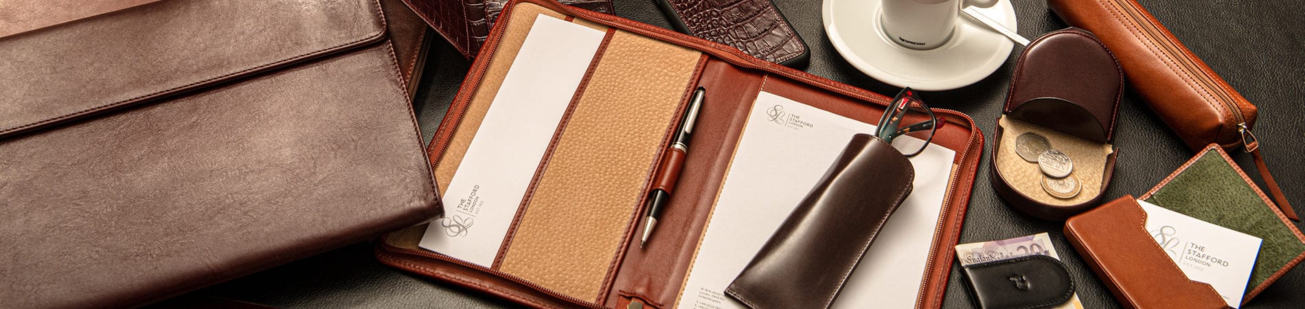 Corporate Luxury Leather UK | Our corporate gift giving service allows us to design and create a product of your choice that is completely unique to your company.