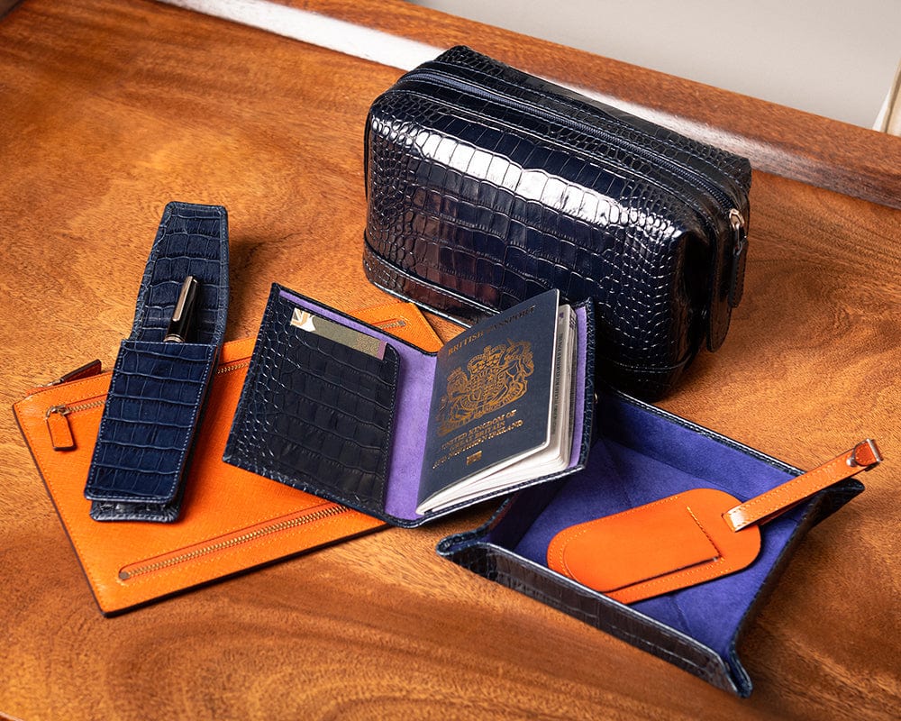 Leather travek goods
