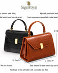 Leather Sabrina Bag, features and dimensions