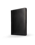 A4 leather document folder, black, front