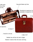 Gladstone doctor's briefcase, features and dimensions