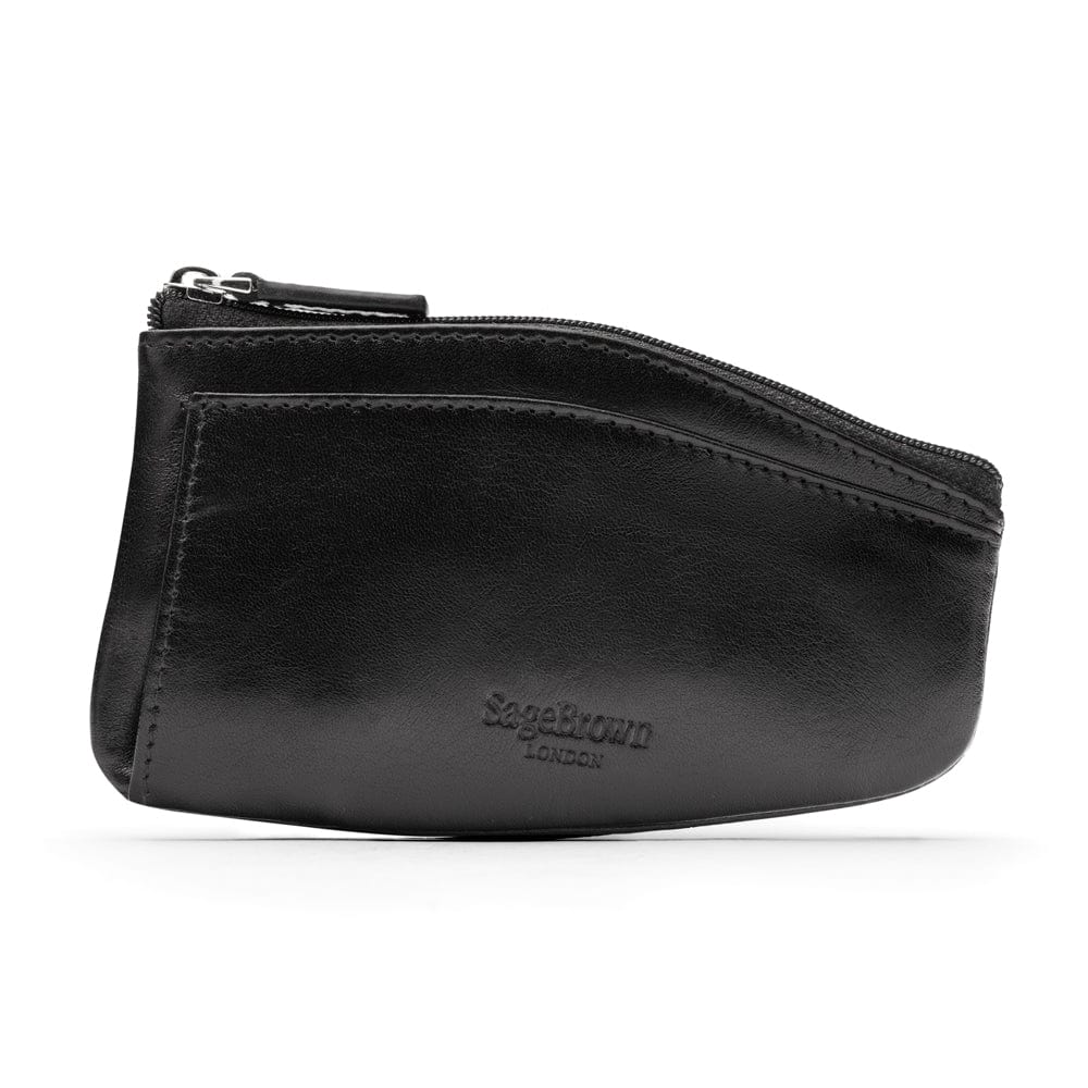 Large leather key case, back