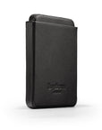 Pull apart business card holder, black, back