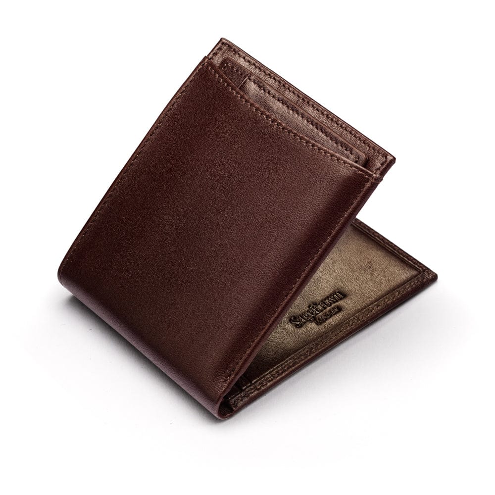 Leather 2 in 1 Wallet - Brown