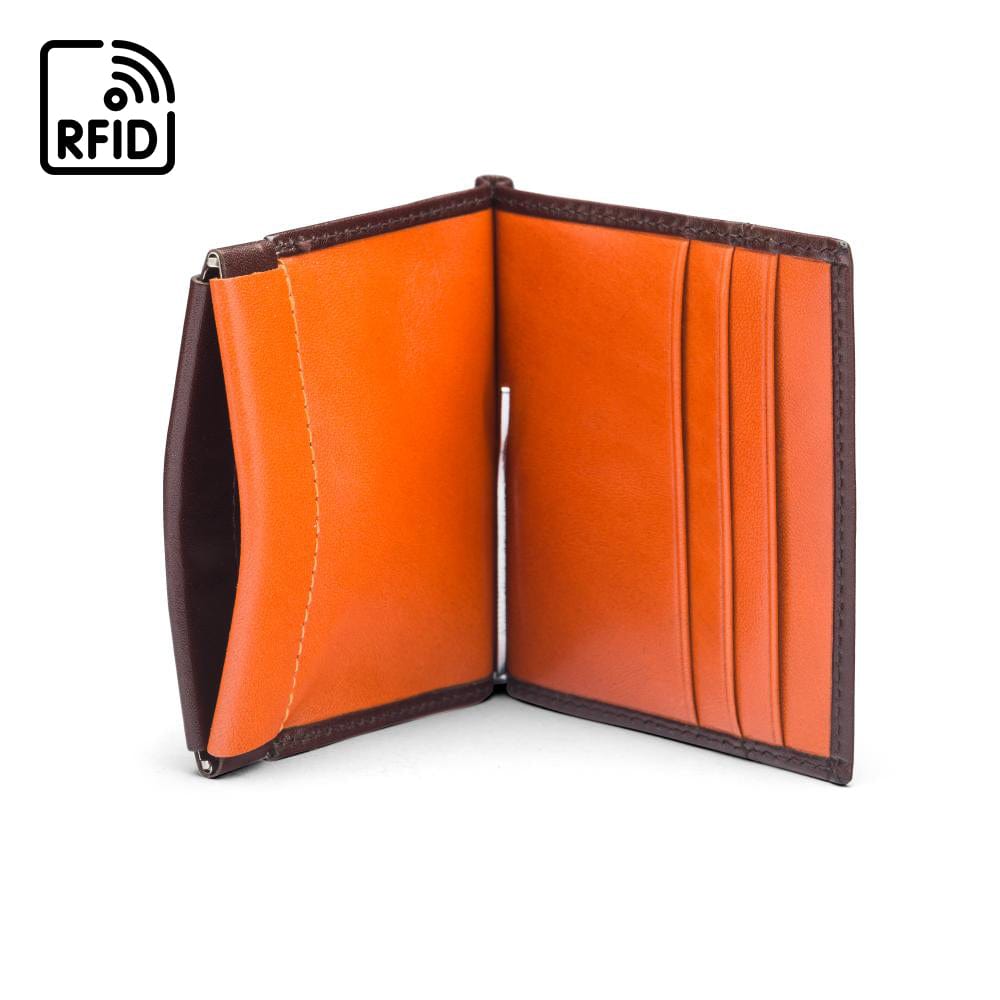 thumbnail image 2 of Sleek Men’s RFID Blocking Leather Wallet – Slim, Lightweight With Credit Card Holder & Money Clip 2 of 6
