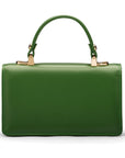 Maya top handle bag, green, back
