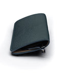 Slim Leather Glasses Lens Cover with Magnetic Closure, Green, side
