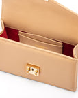 Maya top handle bag, ivory, inside