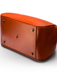 Small Gladstone Bag in Leather, light tan, base
