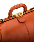 Small Gladstone Bag in Leather, light tan, lock