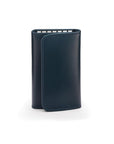 Key wallet with detachable key fob, navy, front