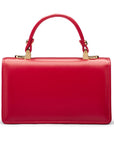 Maya top handle bag, red, back