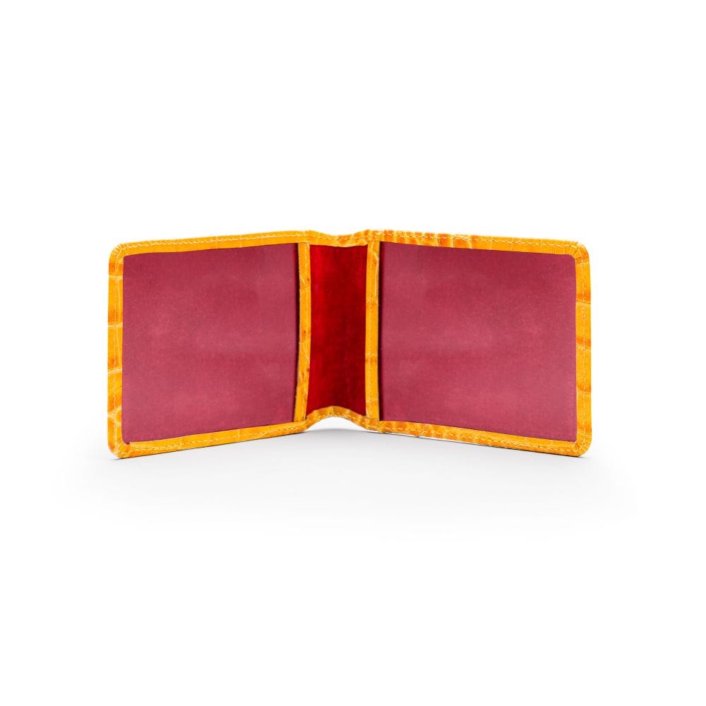 Yellow jaquard card holder main image 1