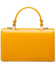 Maya top handle bag, yellow, back