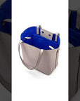 Emma 2 in 1 Leather Tote Bag - Grey