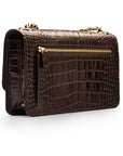 Mini Julia Bag - Brown Croc Effect