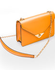 Small envelope bag, yellow, side view