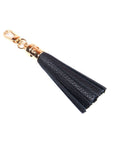 Black Decorative Leather Tassel