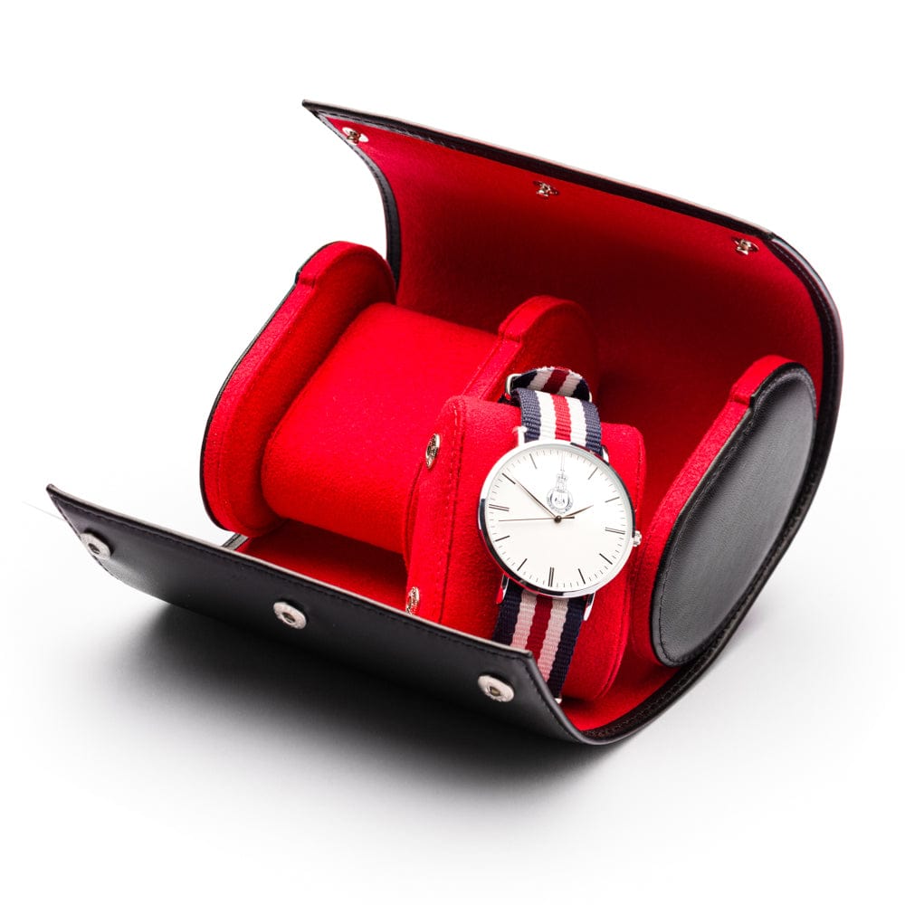 Double watch roll, black, inside