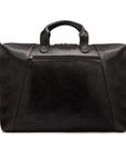 Leather holdall, black, back