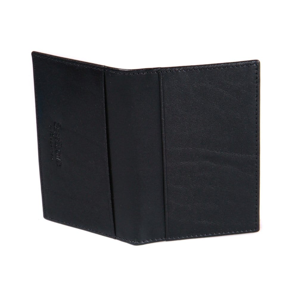 Leather Travel Card Holder, Black Red Travel Cards SageBrown