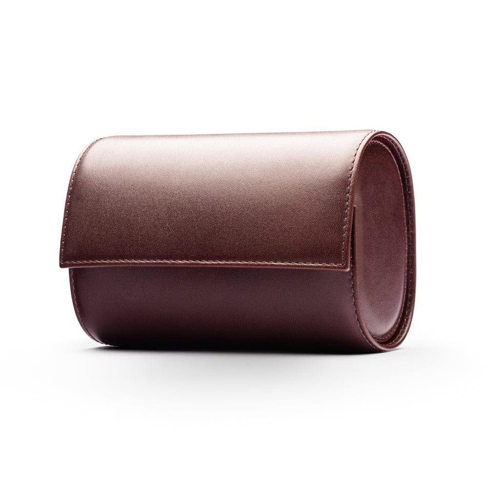 Double watch roll, brown, front