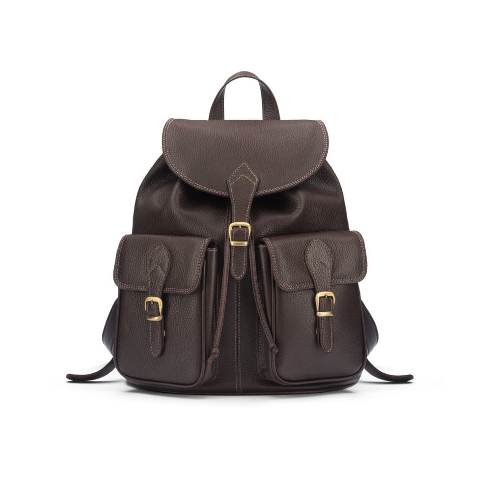 big leather backpack uk Large Leather Backpack, Brown | Backpacks