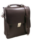 North/South A4 Man Bag - Brown