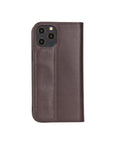 Brown With Green Leather iPhone 12 Pro Max Wallet Case