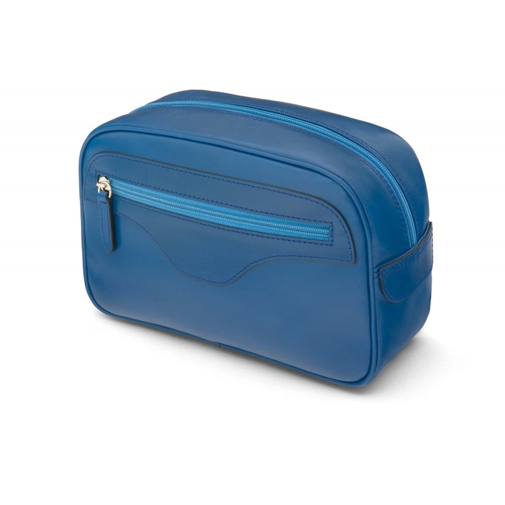 Men's Designer Wash Bag, Cobalt Toiletry Bags SageBrown