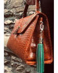Emerald Green Decorative Leather Tassel