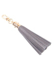 Grey Decorative Leather Tassel
