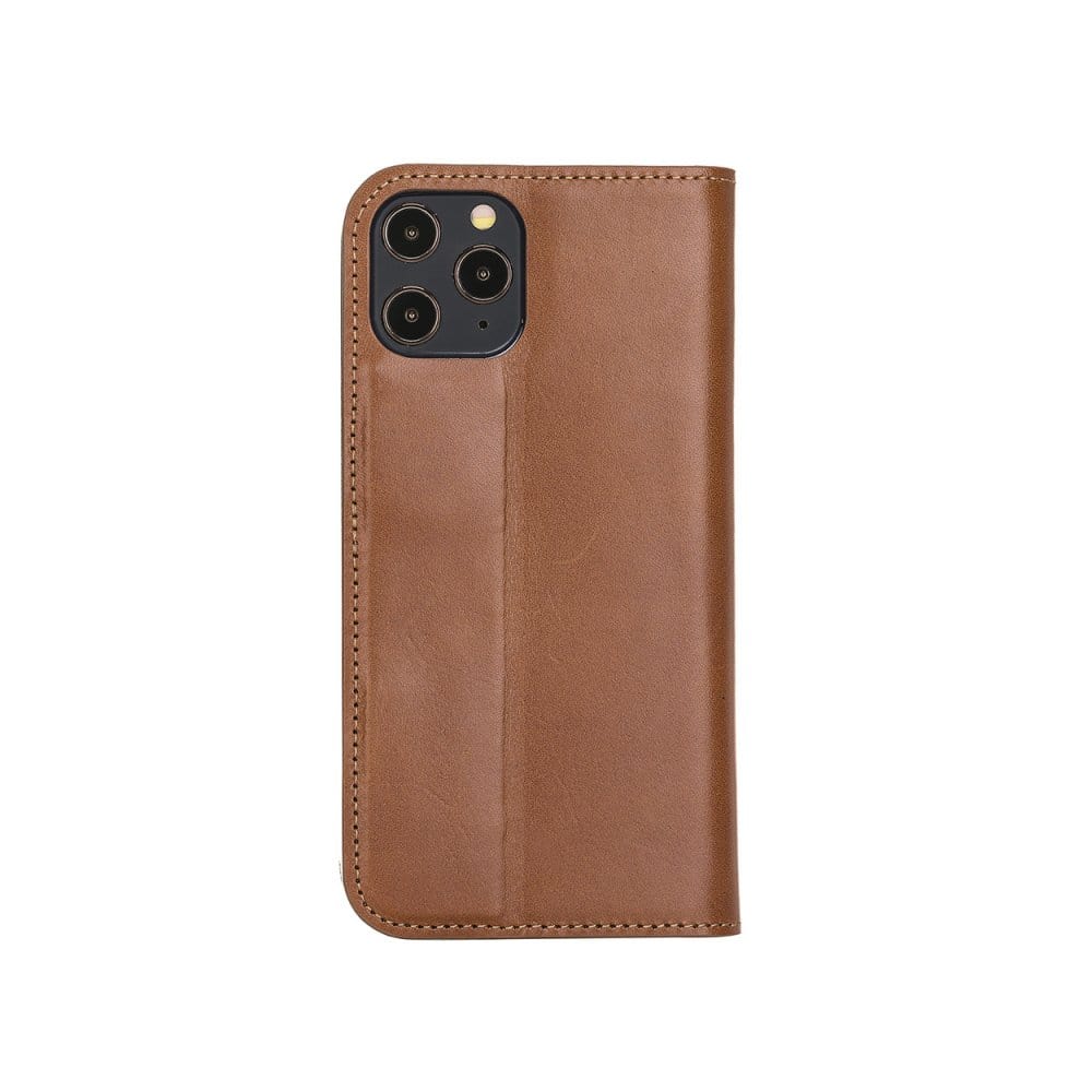 Havana Tan With Green Leather iPhone 12 Pro Max Wallet Case