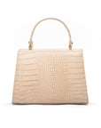 Ivory Leather Sabrina Bag