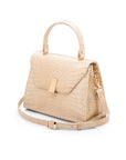 Ivory Leather Sabrina Bag