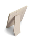 Leather photo frame, ivory, 8x6", back