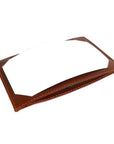 Light Tan Flat Leather Pocket Jotter
