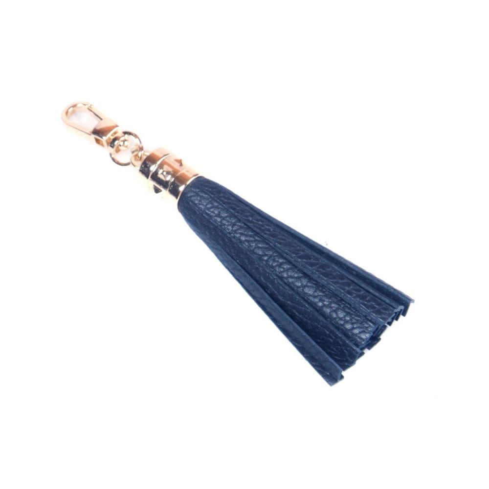 Navy Decorative Leather Tassel