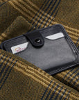 Navy Flat Compact Credit Card Wallet With 2 ID Windows, 6CC, lifestyle