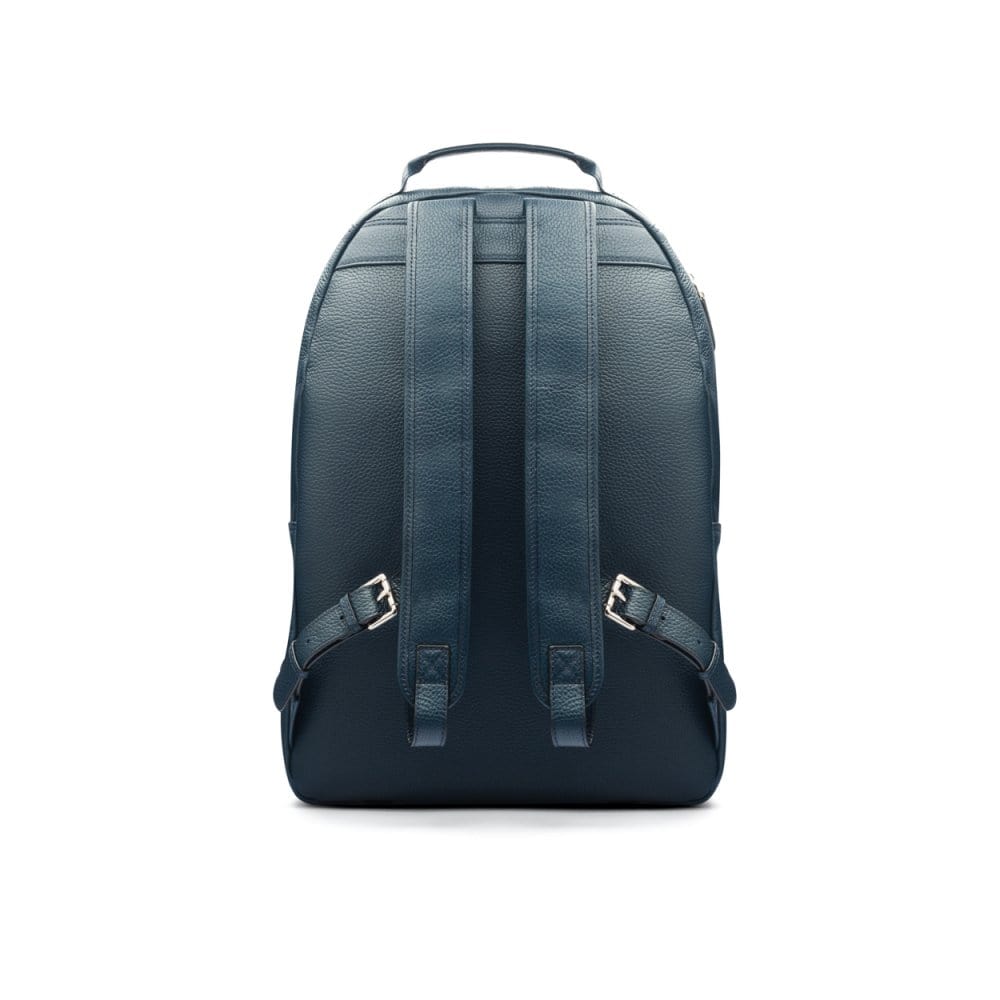 blue leather backpack uk Leather Laptop Backpack 15"-17", Navy | Backpacks