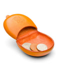 Moulded Compact Coin Purse - Orange