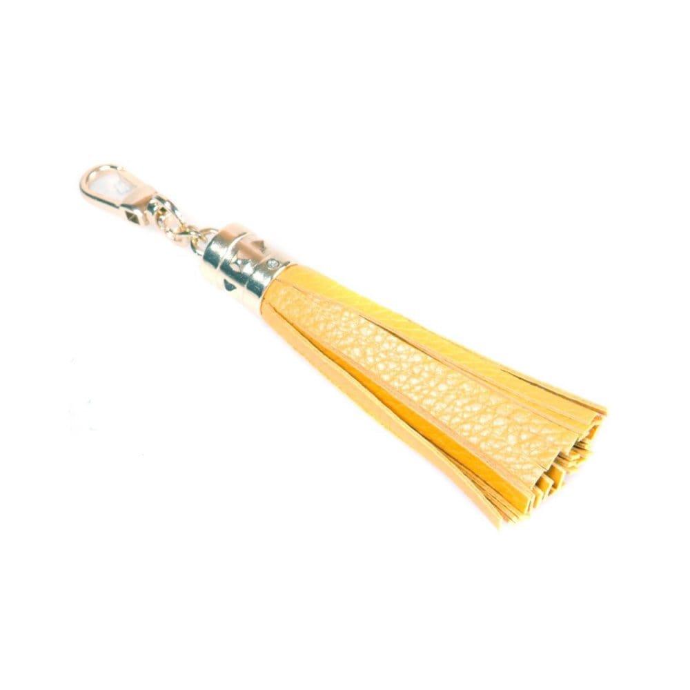 Pale Yellow Decorative Leather Tassel