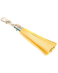 Pale Yellow Decorative Leather Tassel