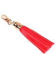 Red Decorative Leather Tassel