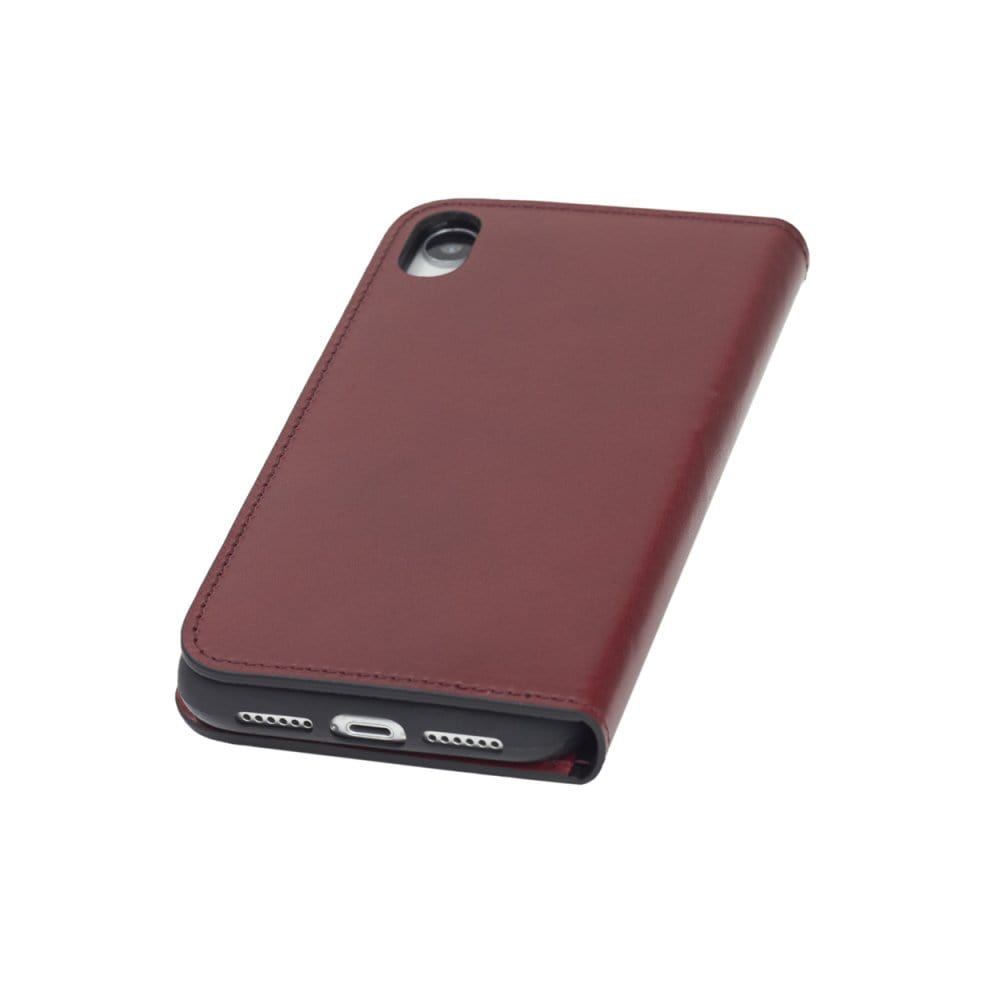 Leather iPhone XR Case, Red | iPhone Cases | SageBrown