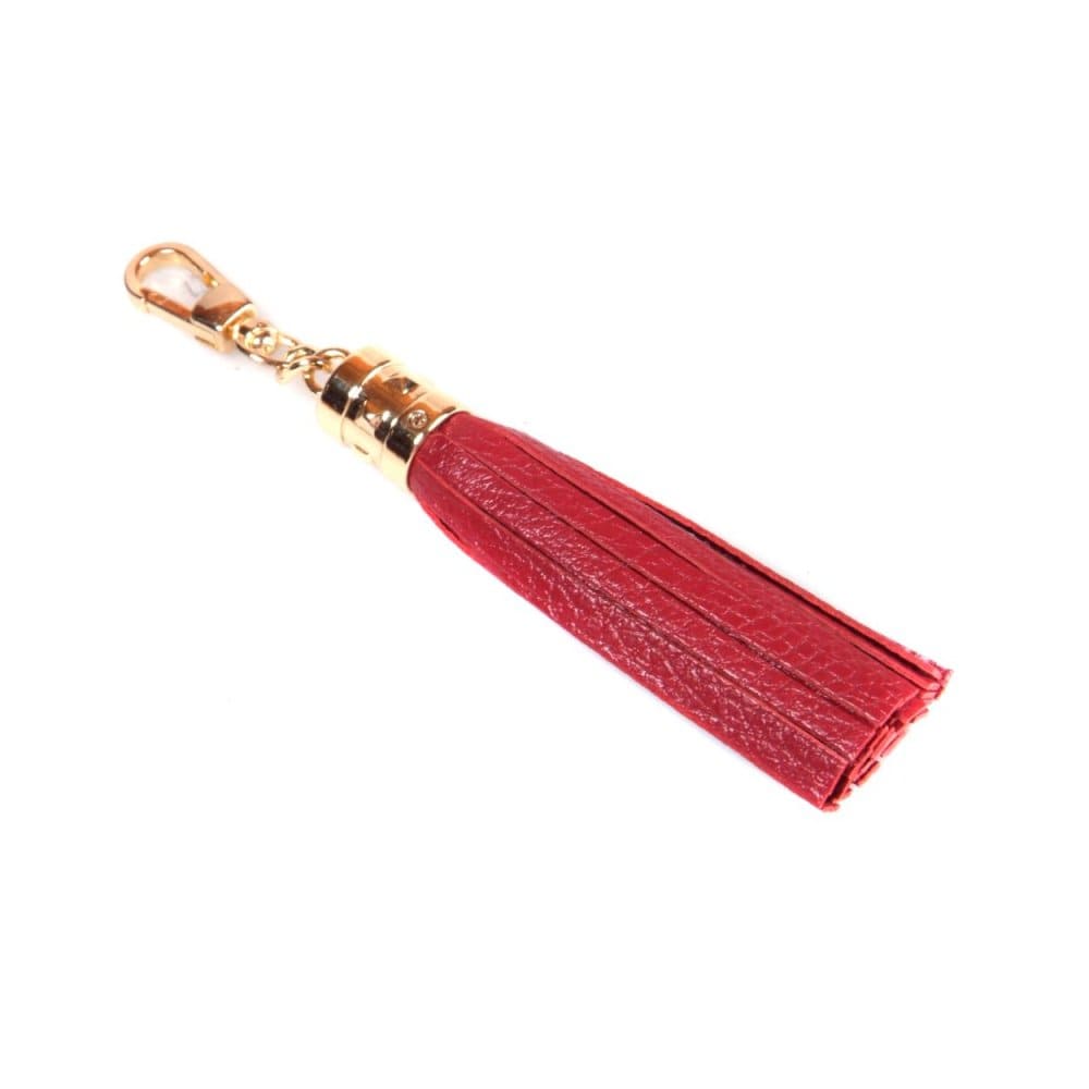Rust Red Decorative Leather Tassel